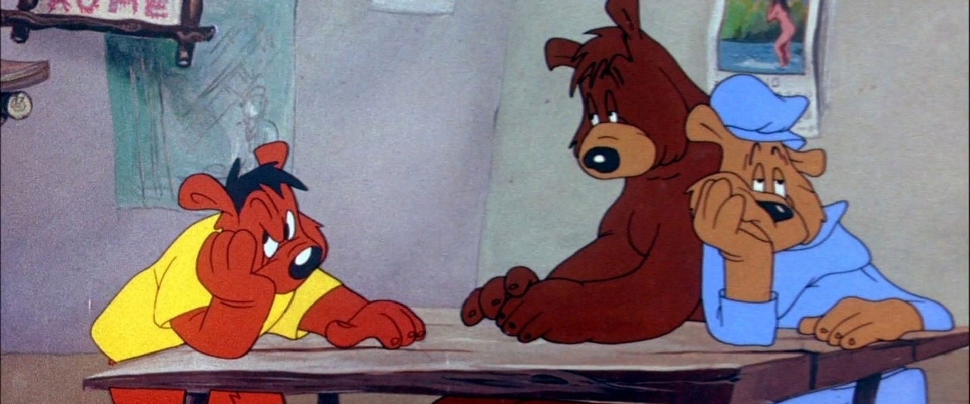 Bugs Bunny and the Three Bears backdrop