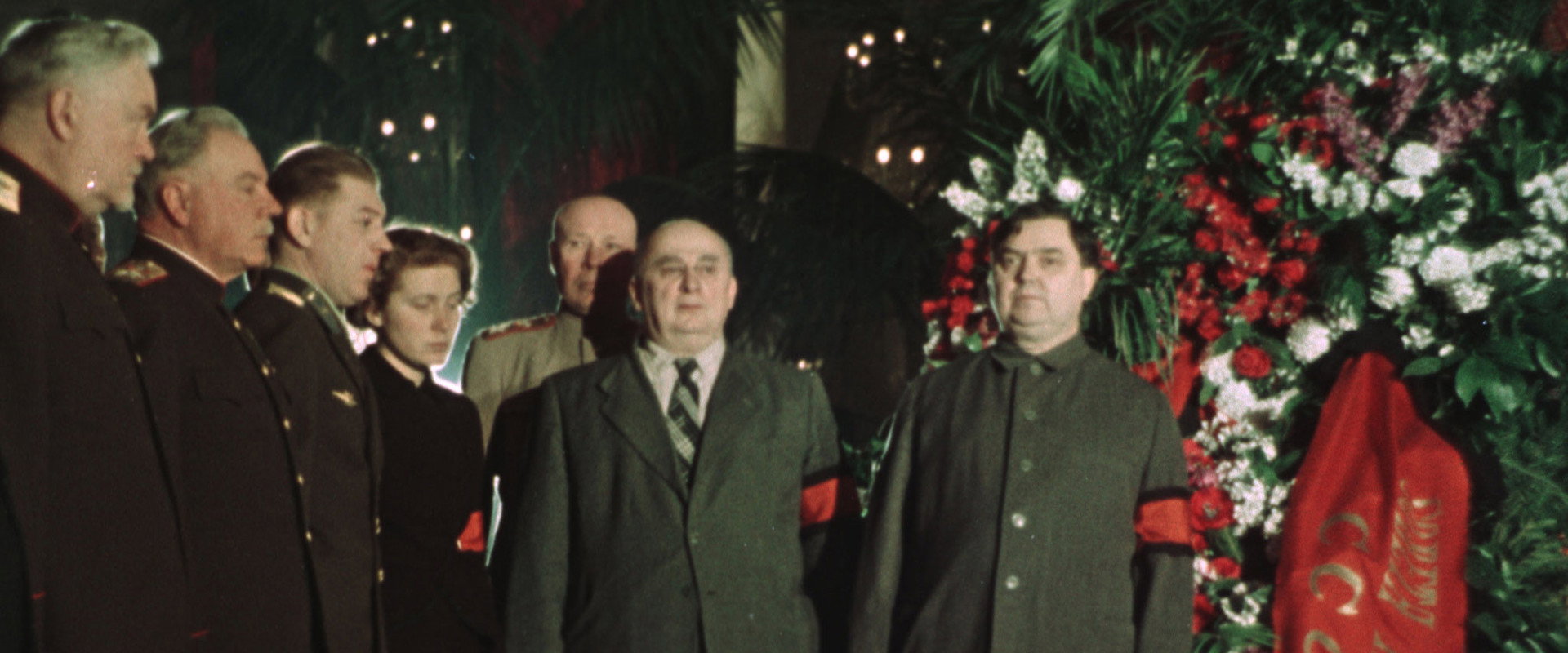 State Funeral backdrop