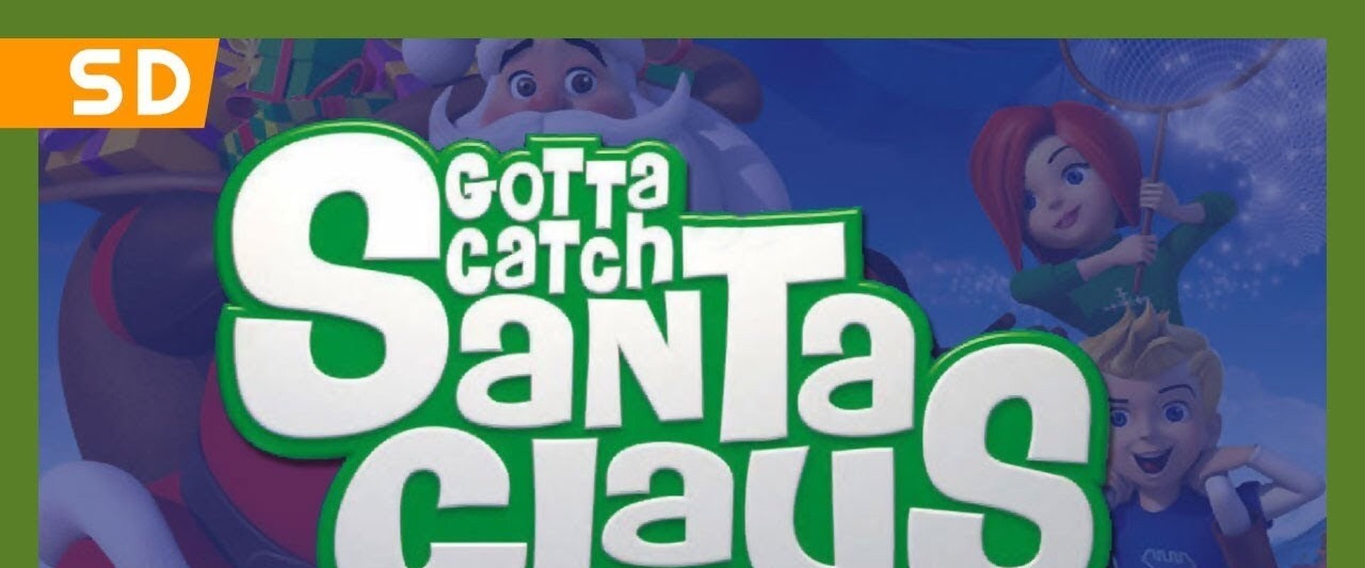 Gotta Catch Santa Claus backdrop