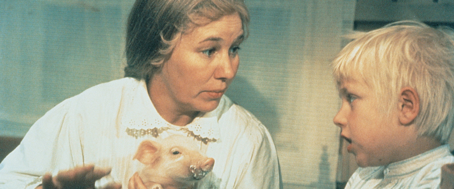 Emil and the Piglet backdrop