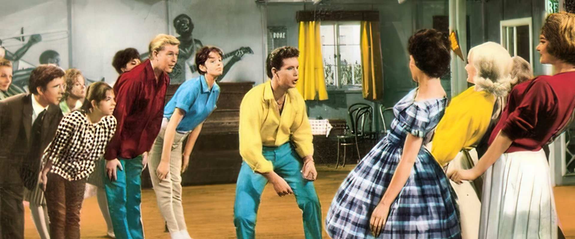 Wonderful to Be Young! backdrop