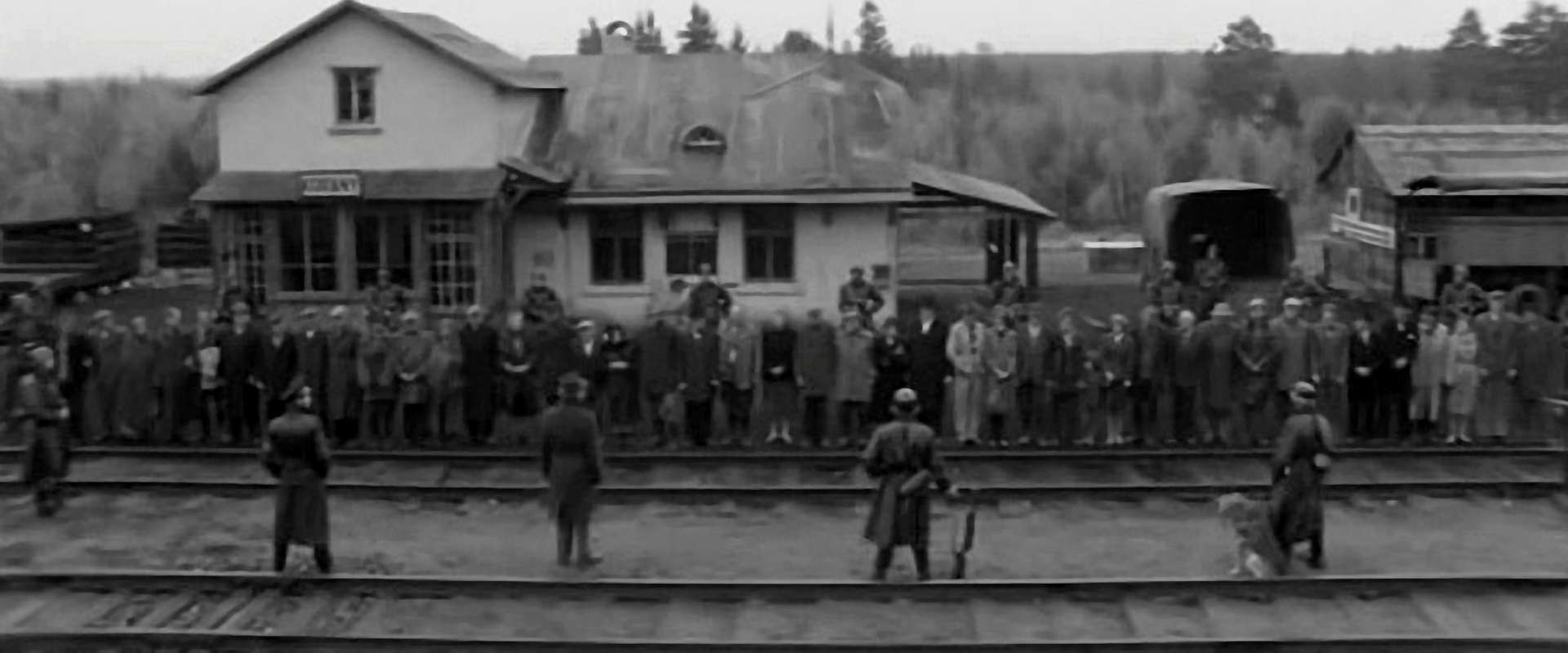 The People from the Train backdrop