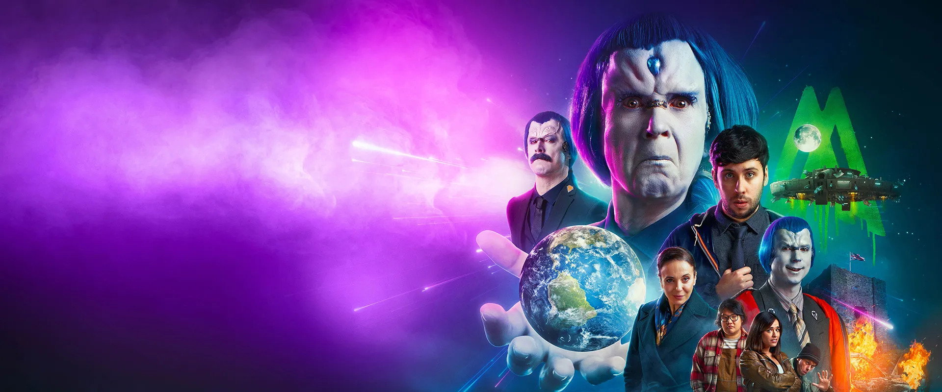 We Are Not Alone backdrop