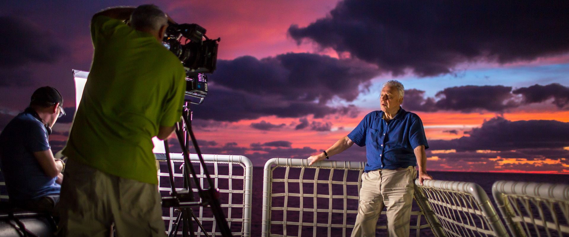 Attenborough at 90: Behind the Lens backdrop