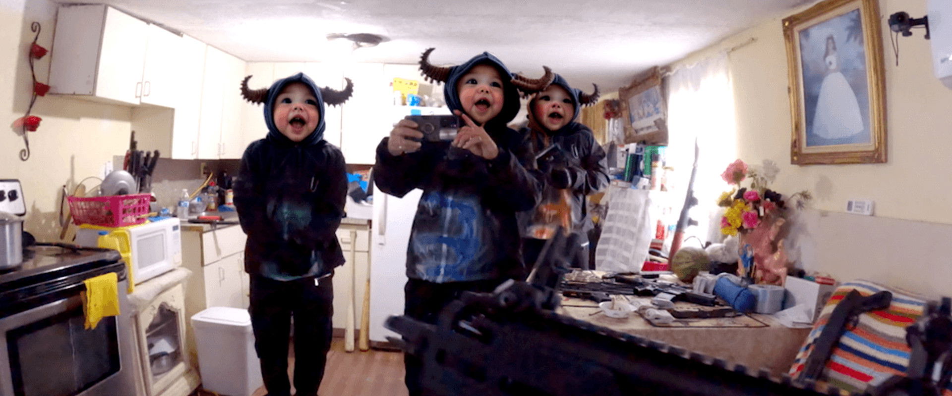 Baby Invasion backdrop