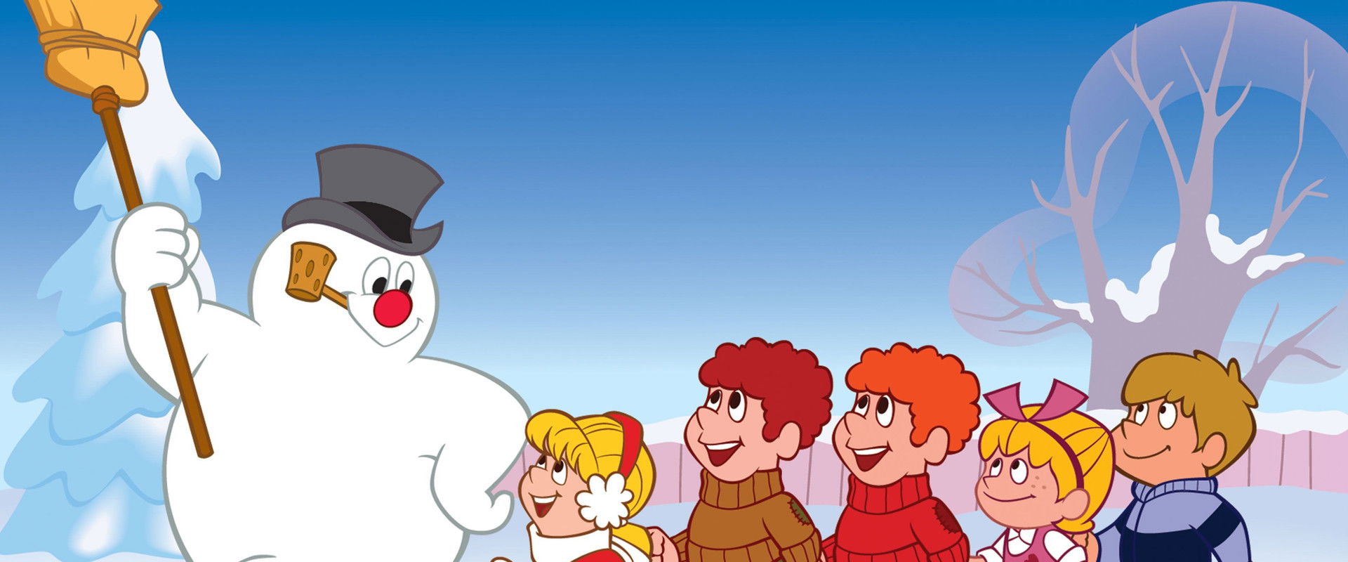 Frosty the Snowman backdrop