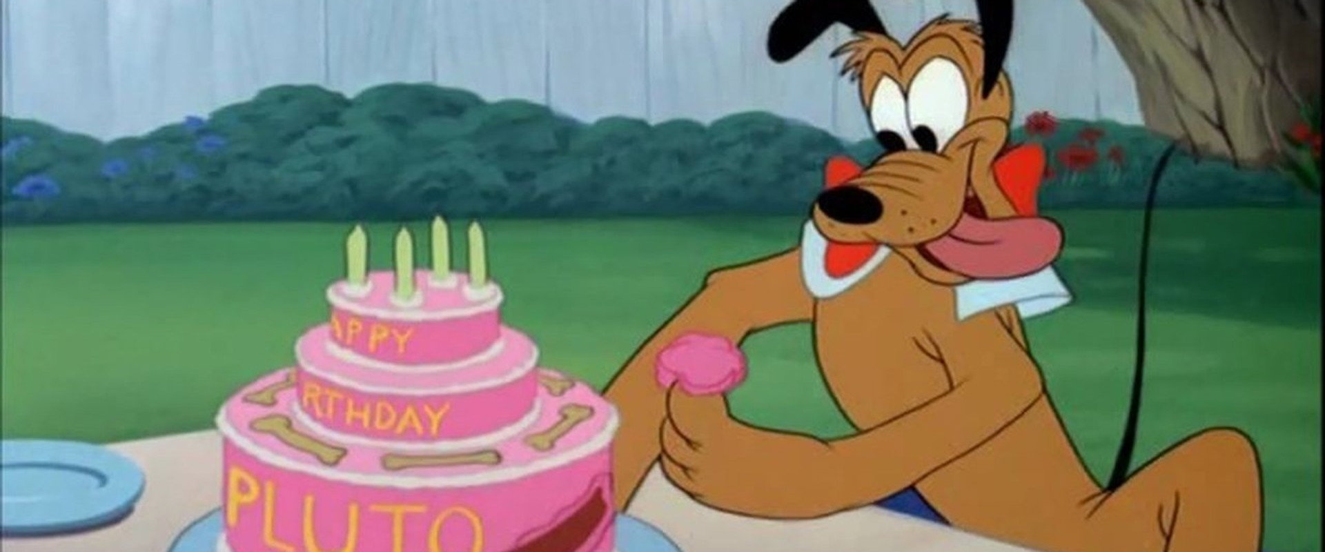 Pluto's Party backdrop