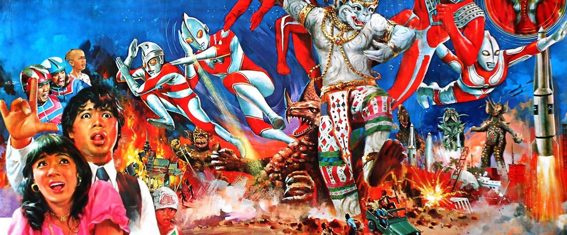 Hanuman and the Seven Ultramen backdrop