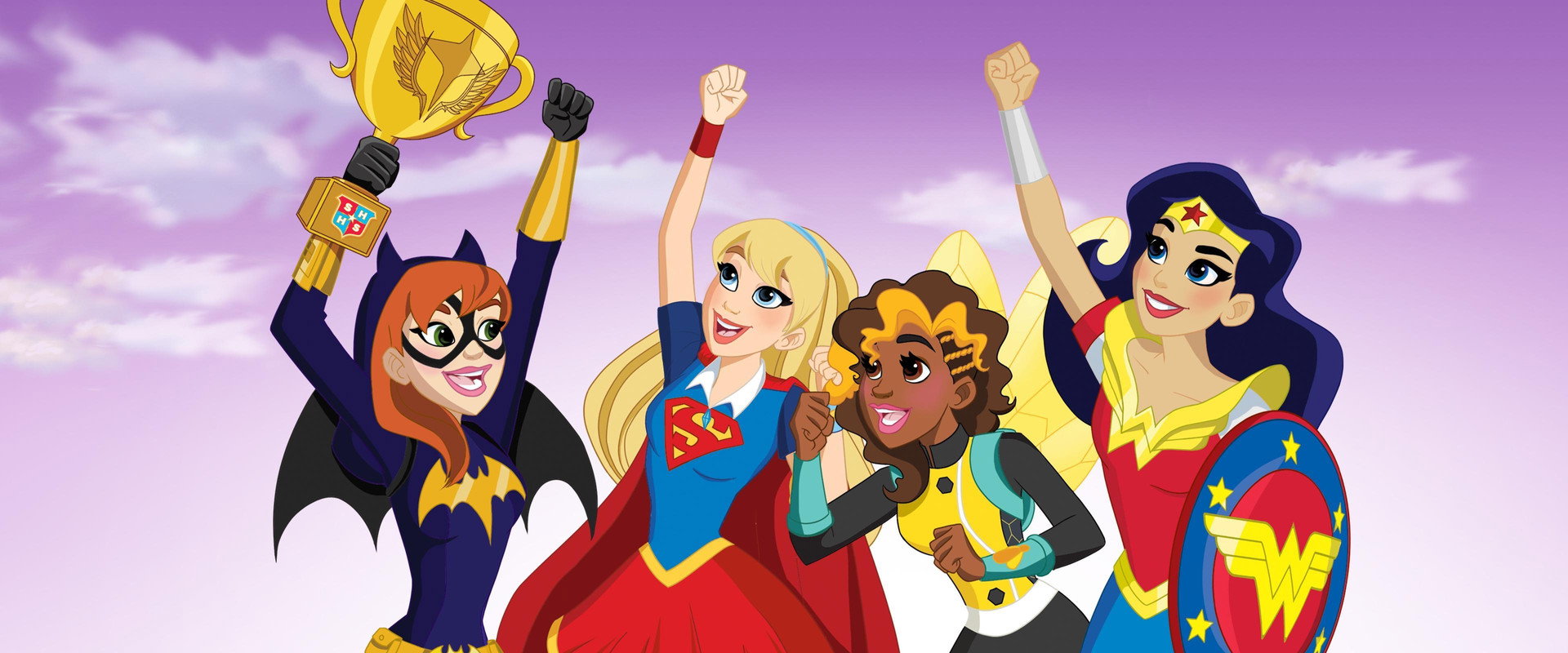DC Super Hero Girls: Intergalactic Games backdrop