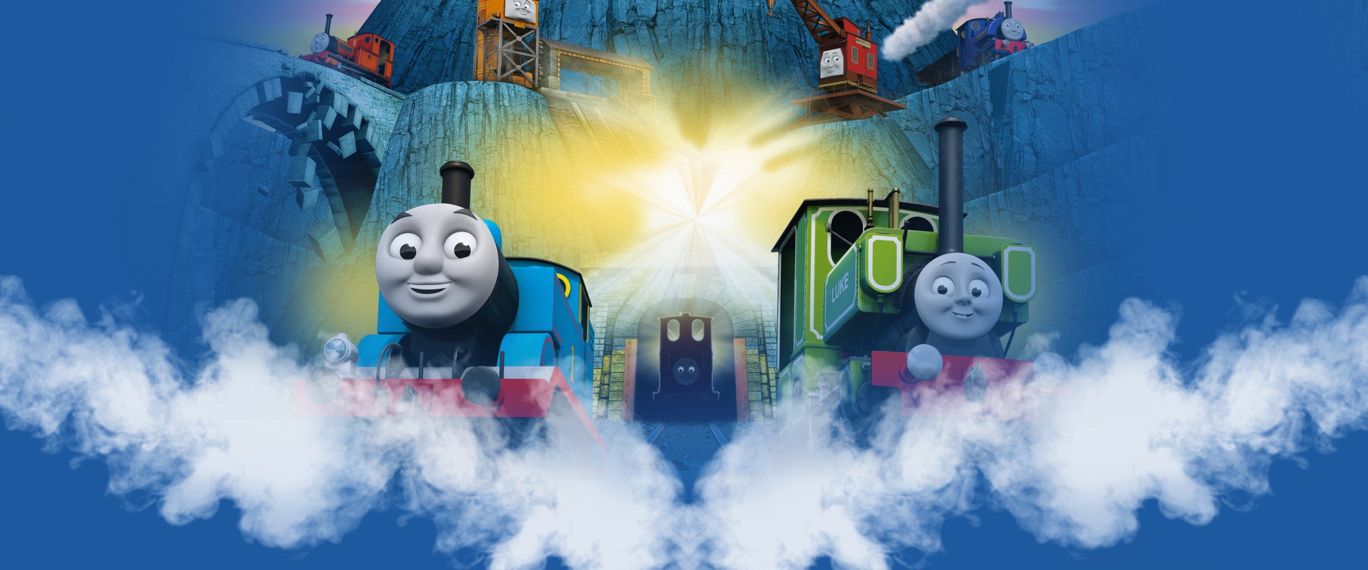 Thomas & Friends: Blue Mountain Mystery backdrop