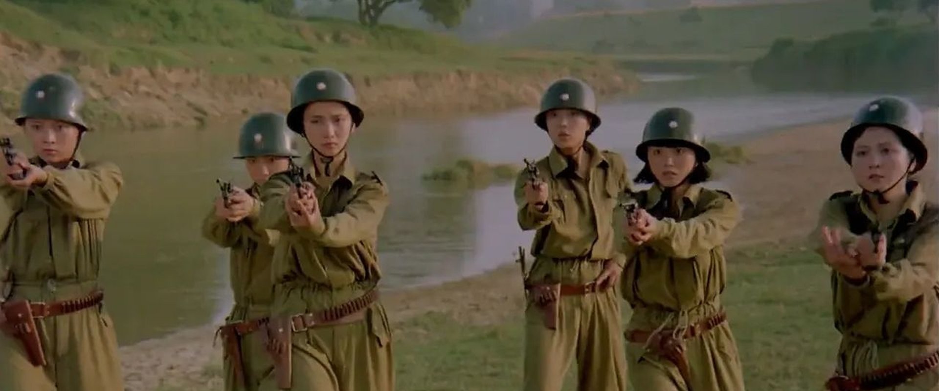 A Woman Commando backdrop