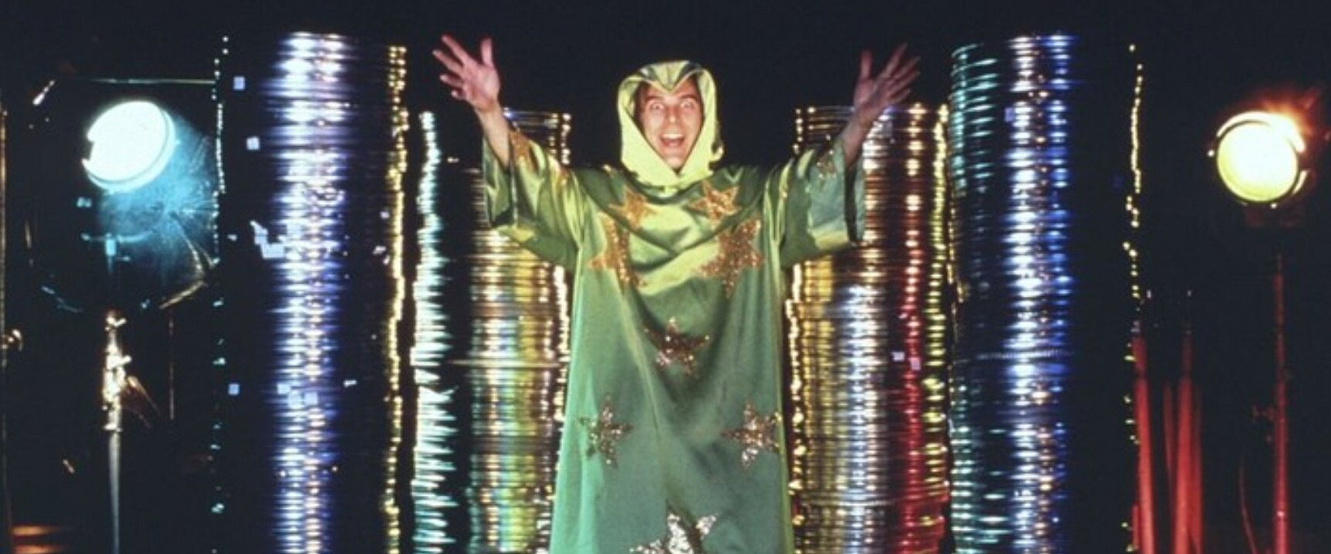The Wizard of Speed and Time backdrop