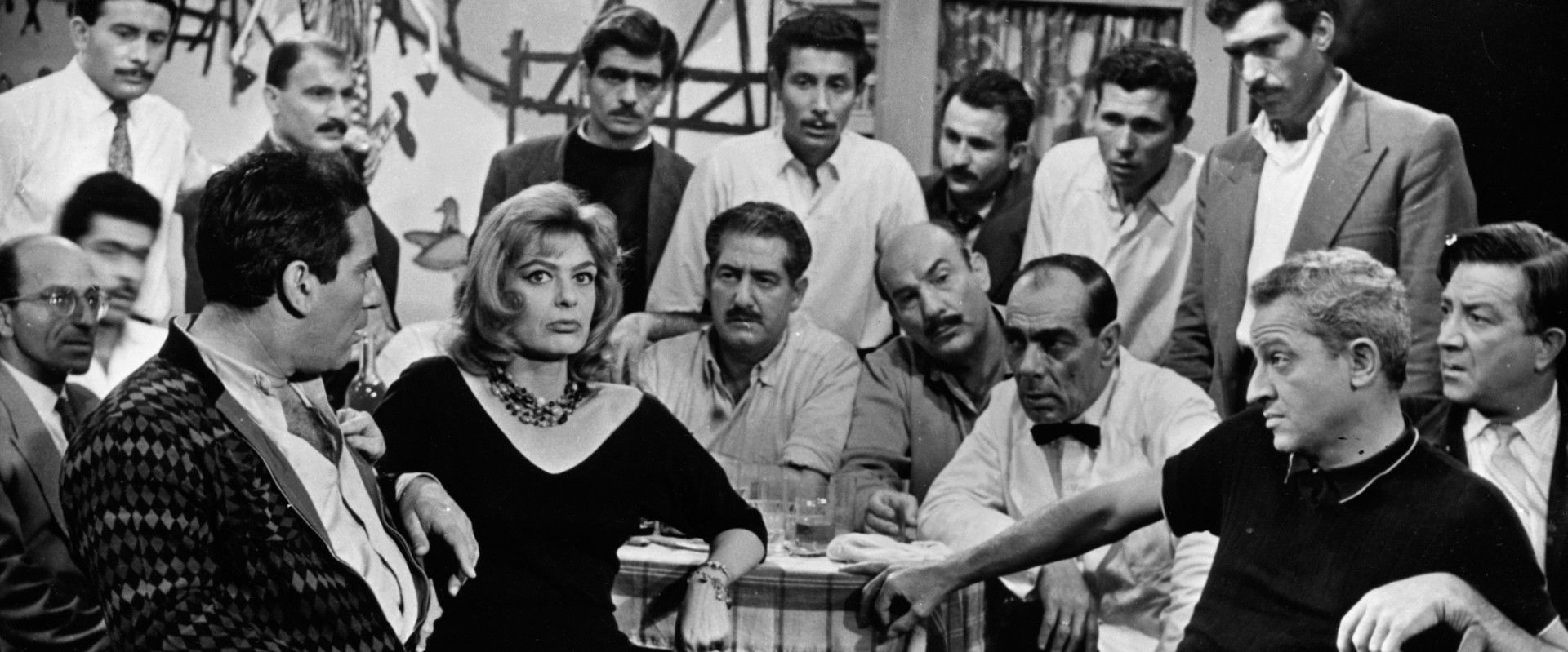 Never on Sunday backdrop