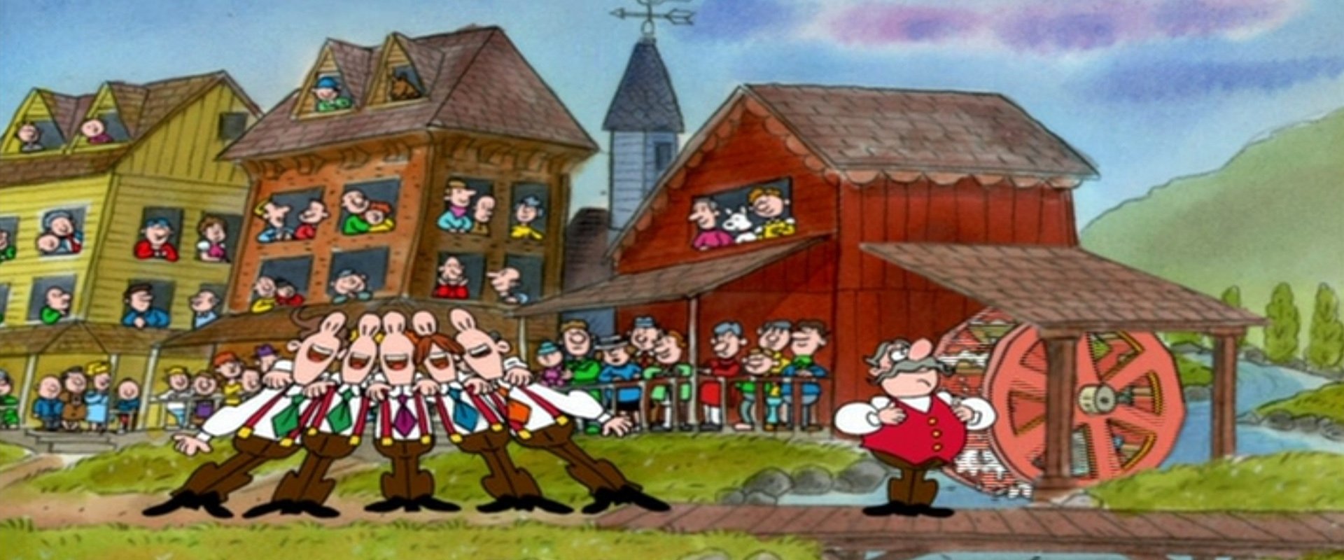 It's the Pied Piper, Charlie Brown backdrop