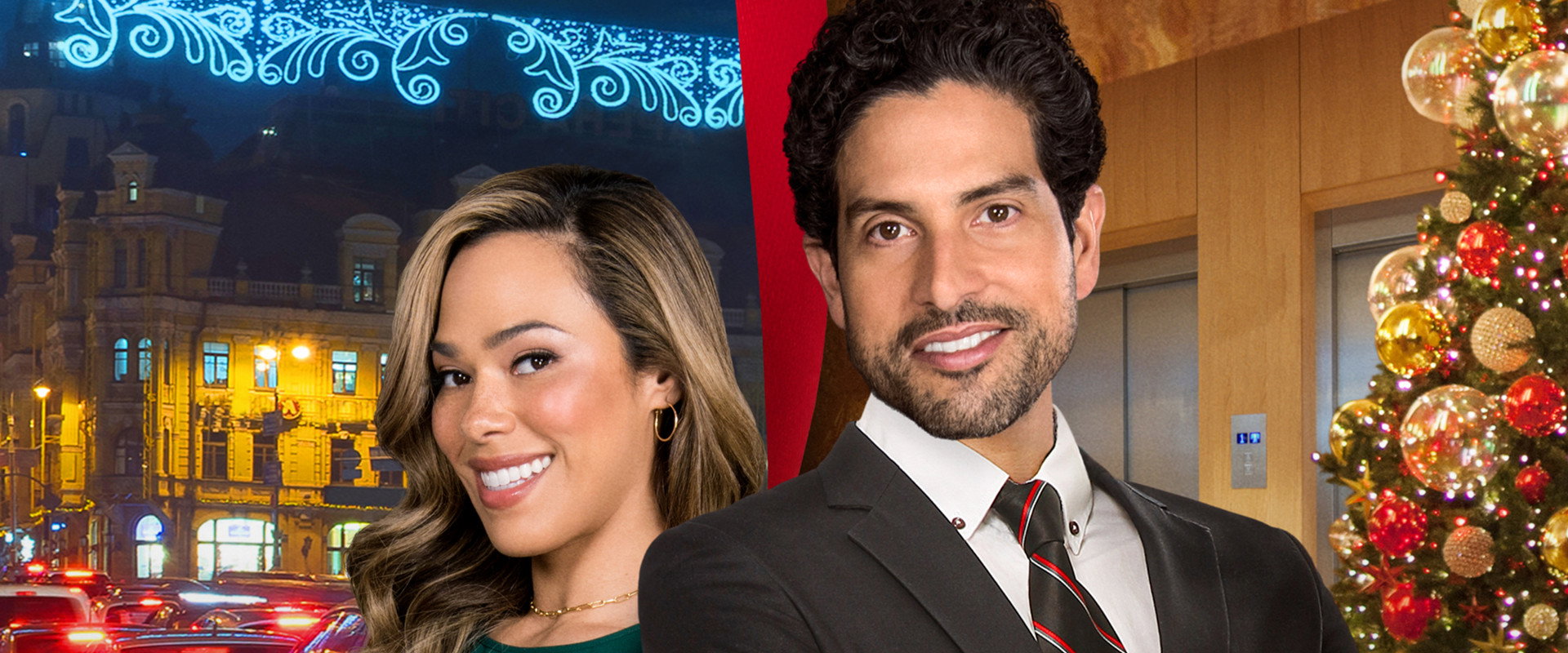 A Christmas Proposal backdrop