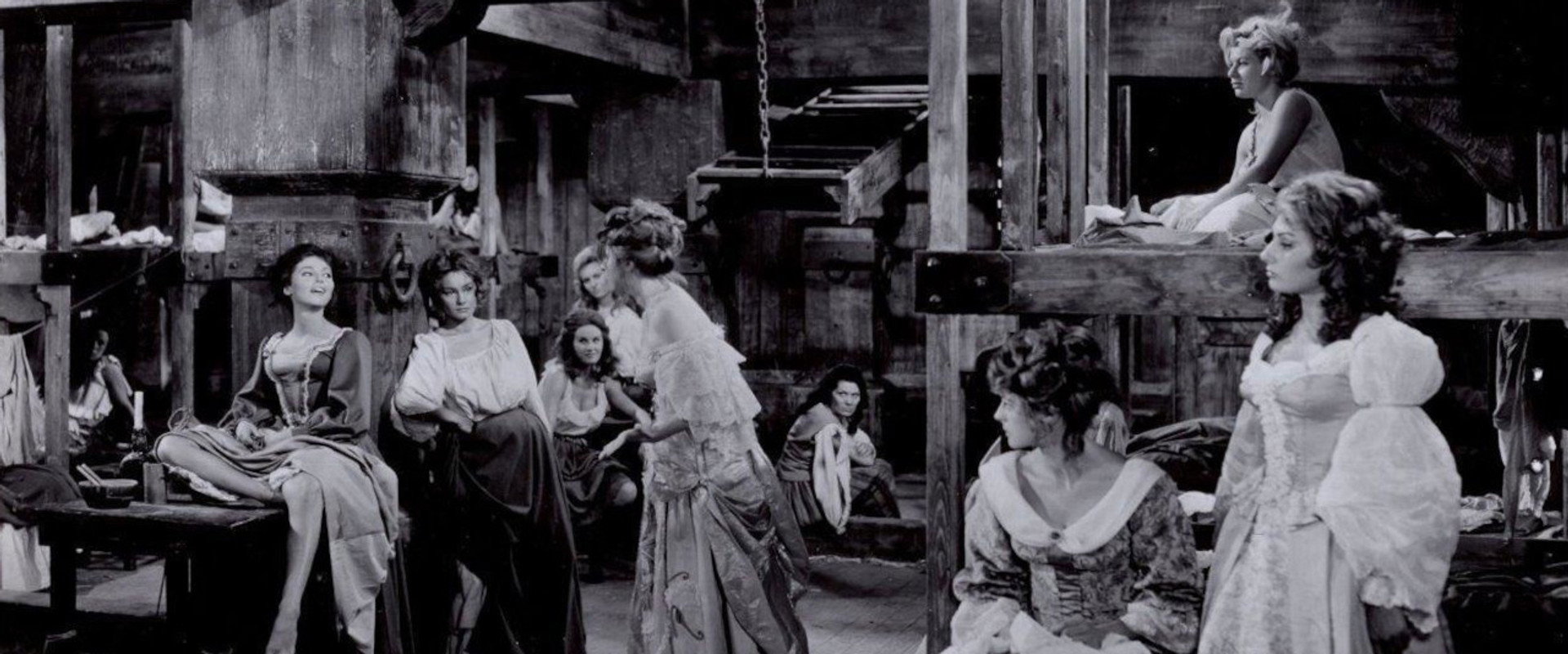 White Slave Ship backdrop