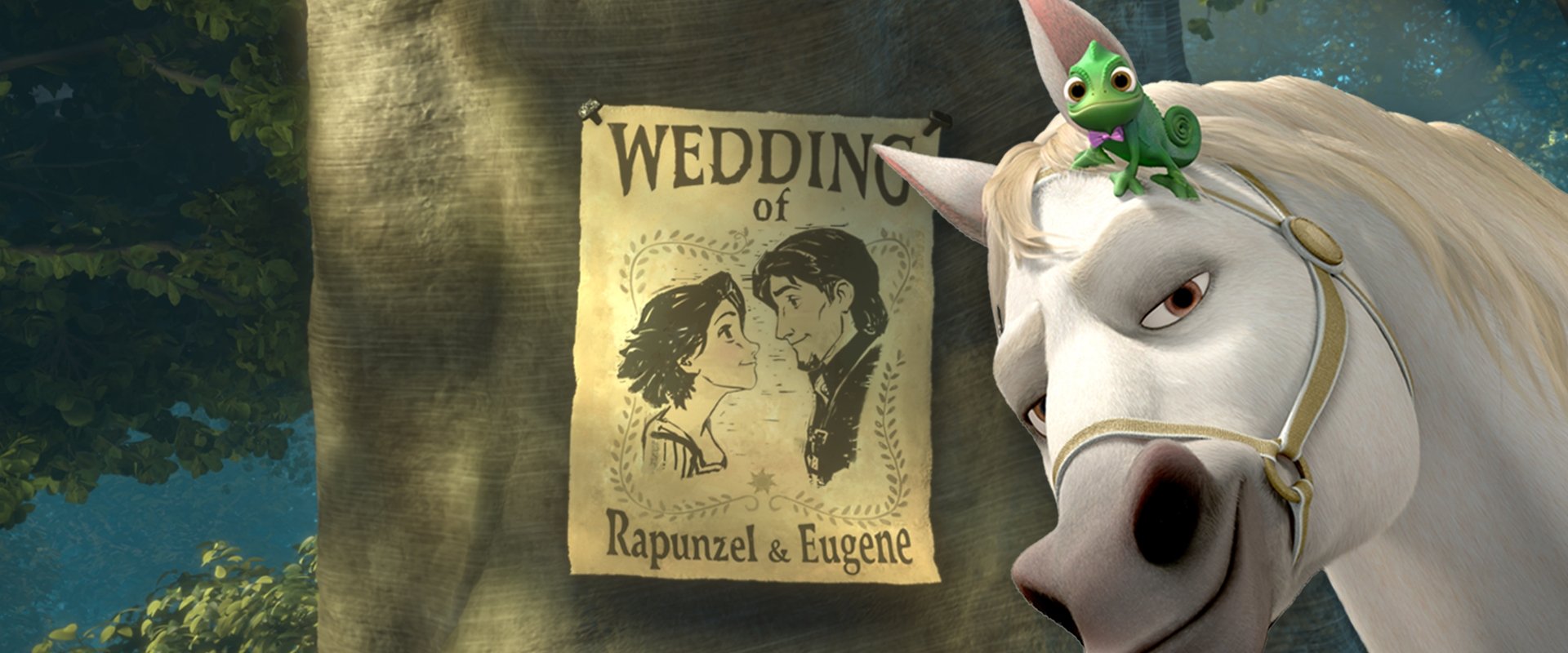 Tangled Ever After backdrop