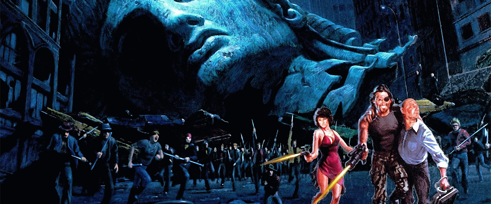 Escape from New York backdrop