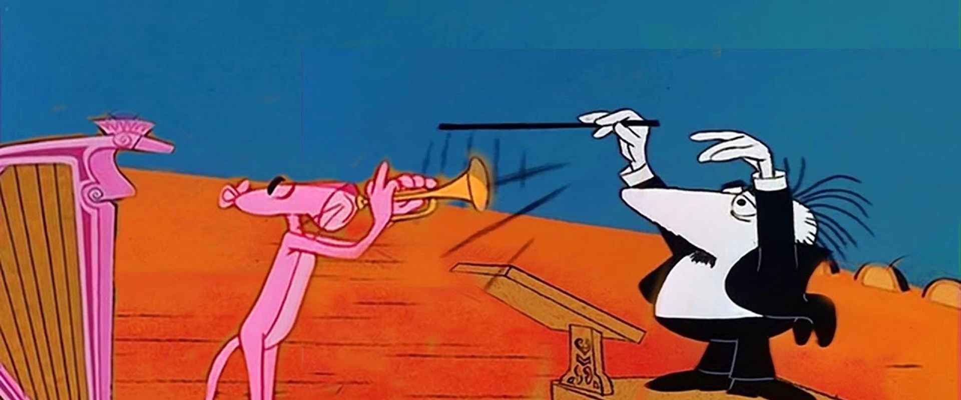 Pink, Plunk, Plink backdrop