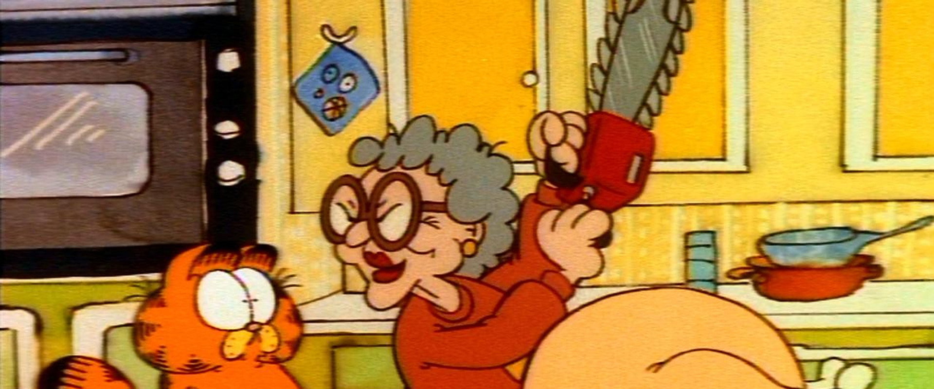 Garfield's Thanksgiving backdrop