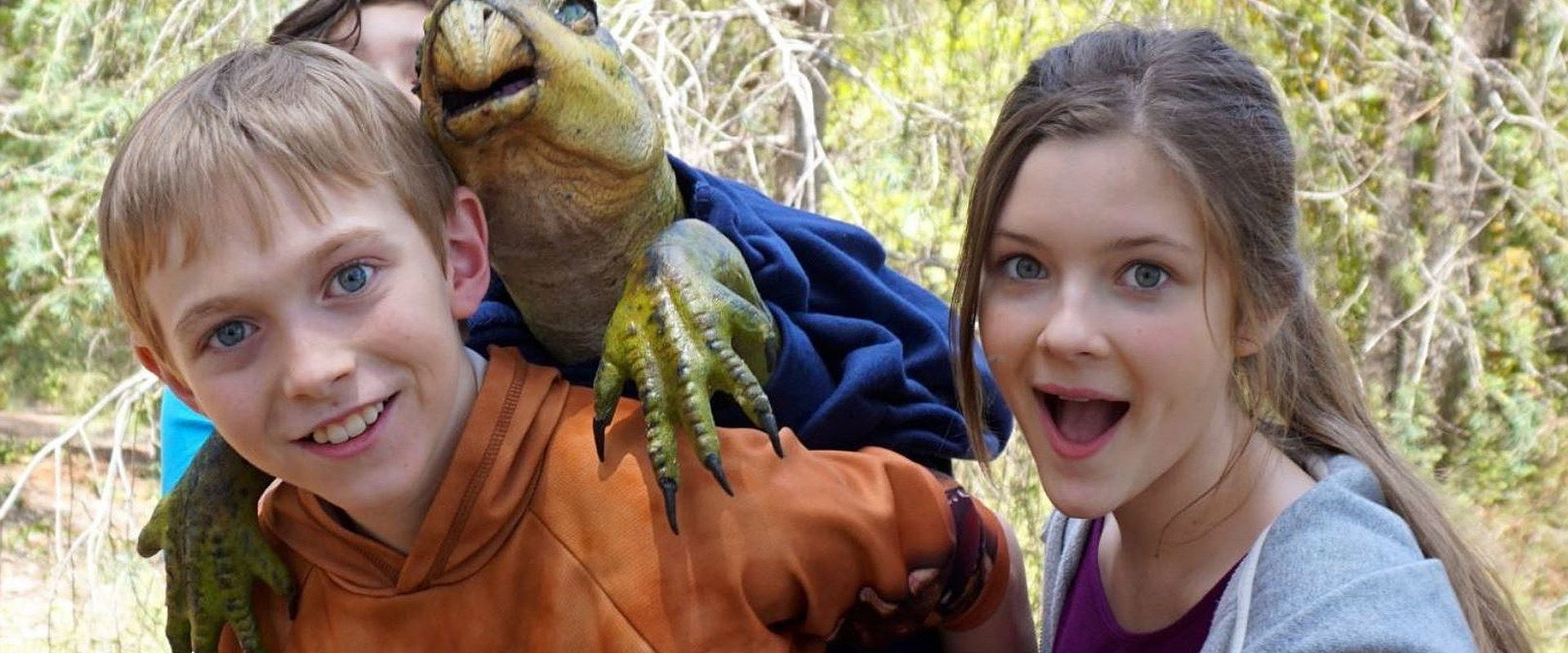 Jurassic School backdrop