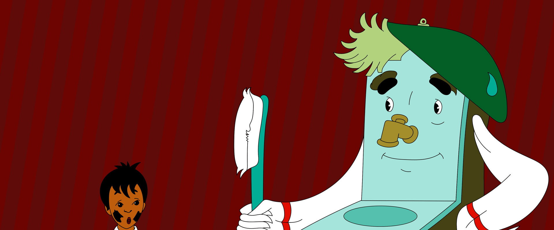 Wash-'em-Clean backdrop