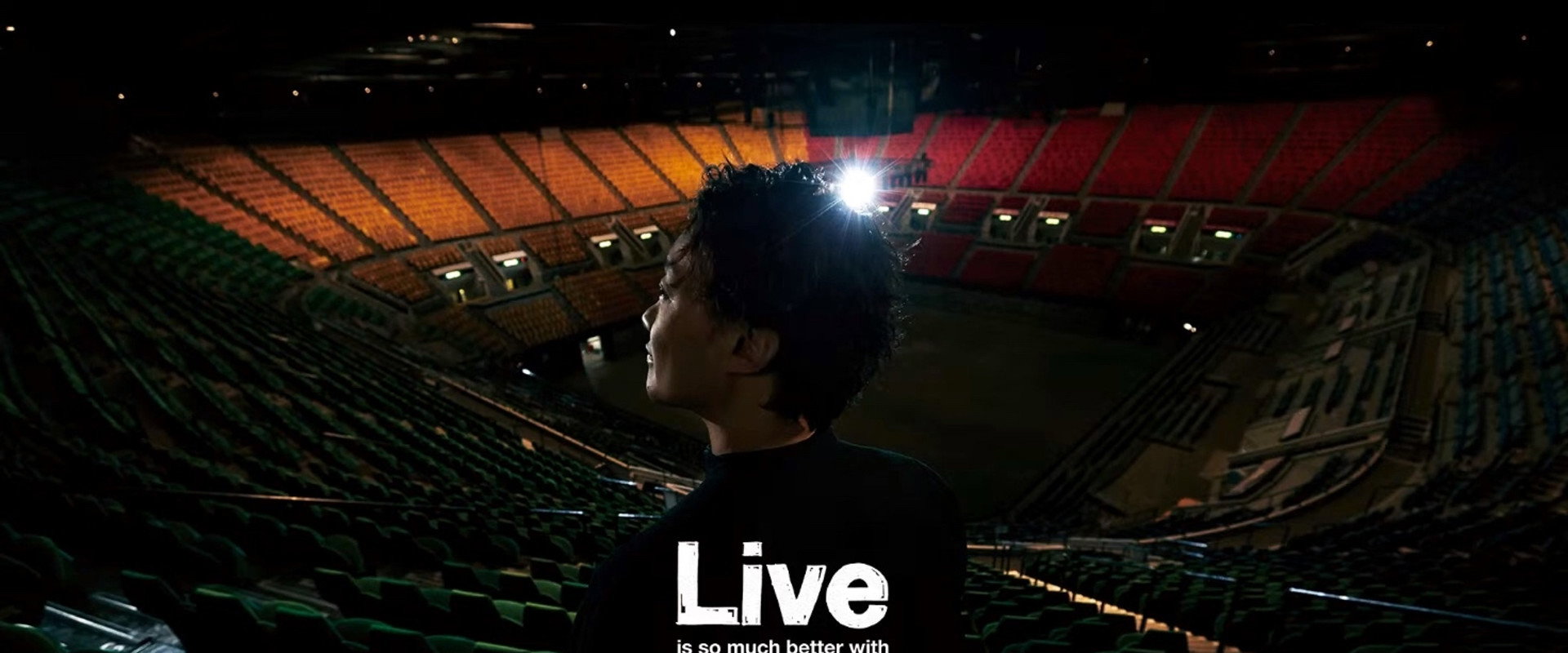 Live is so much better with Music Eason Chan Charity Concert backdrop