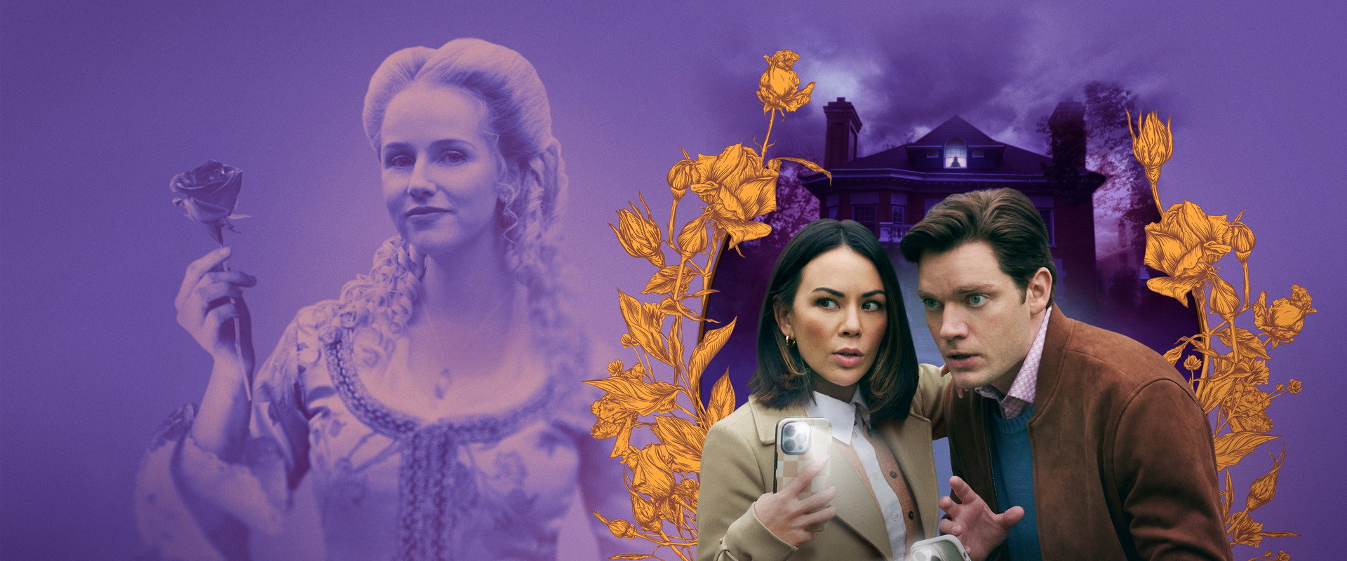 Haunted Wedding backdrop