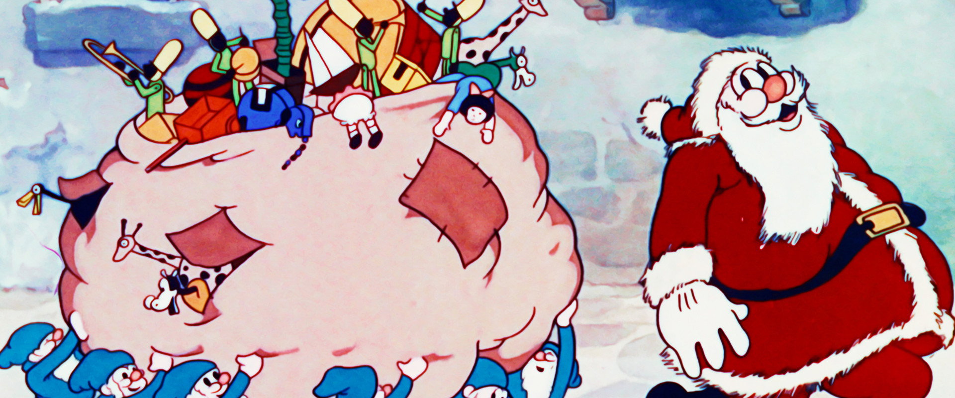 Santa's Workshop backdrop