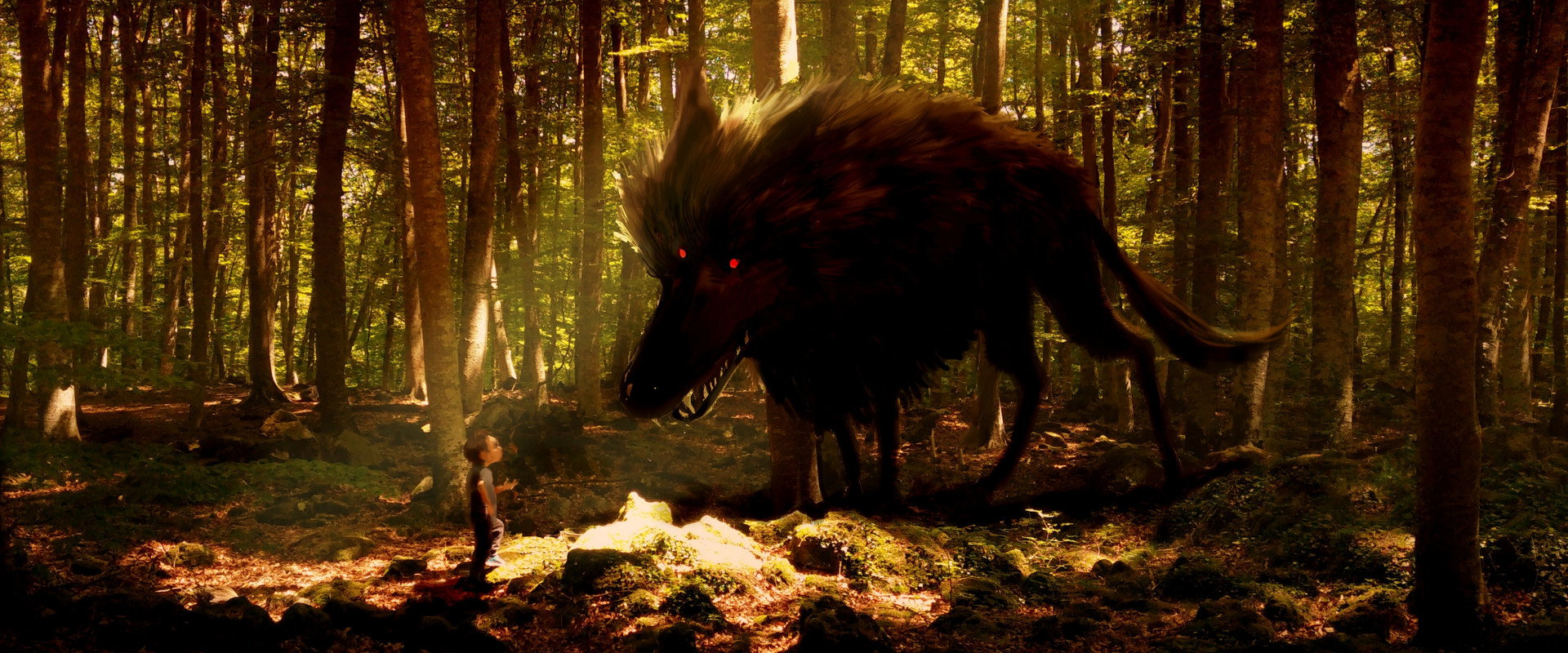 My Family and the Wolf backdrop