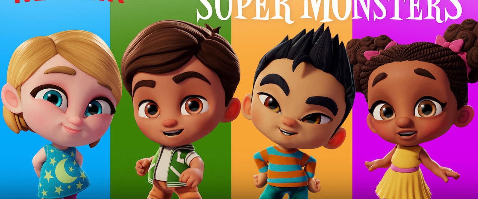 Super Monsters Back to School backdrop