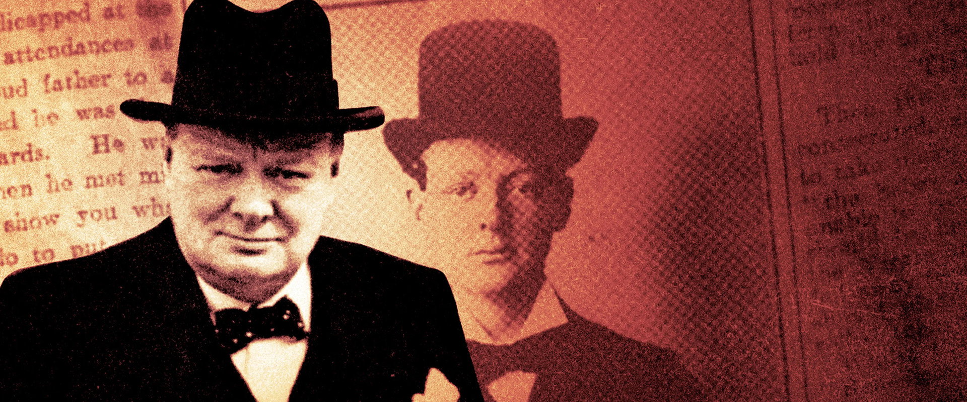 Winston Churchill: A Giant in the Century backdrop
