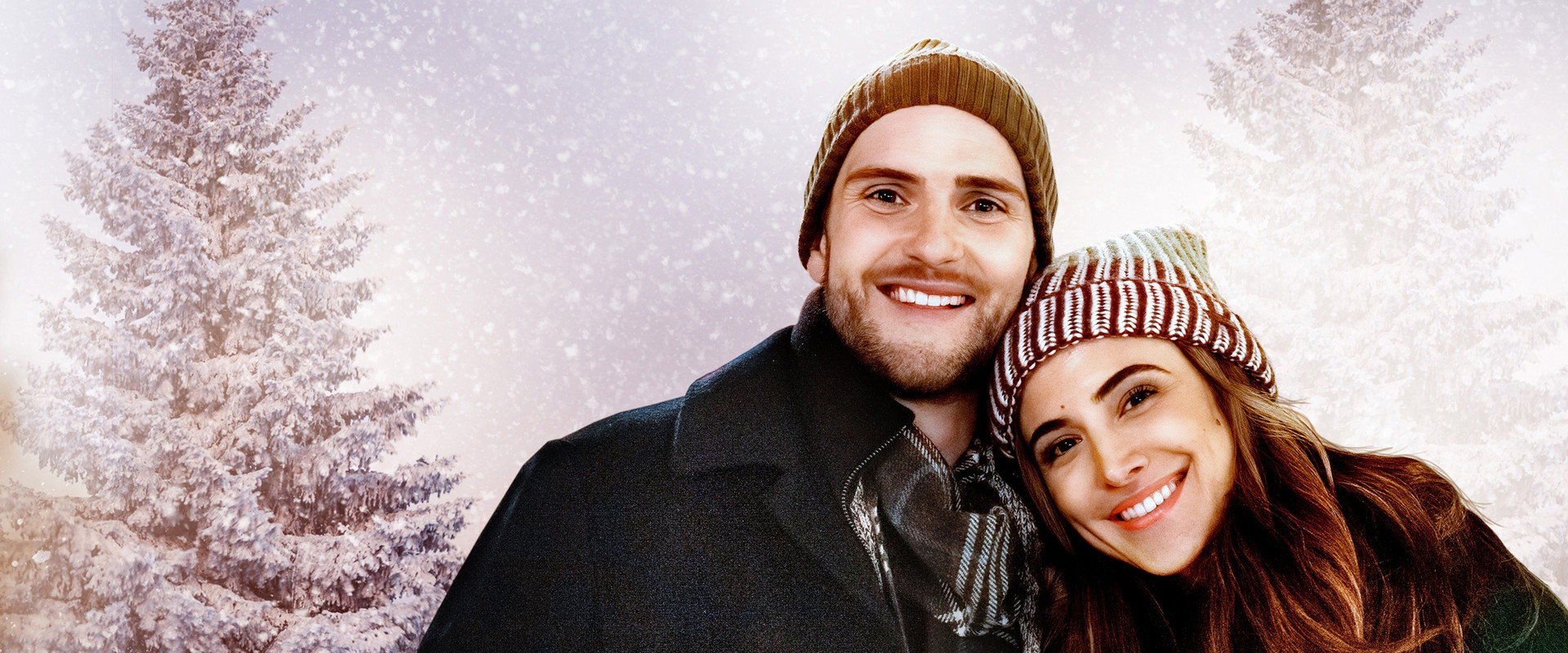 Homemade Christmas backdrop