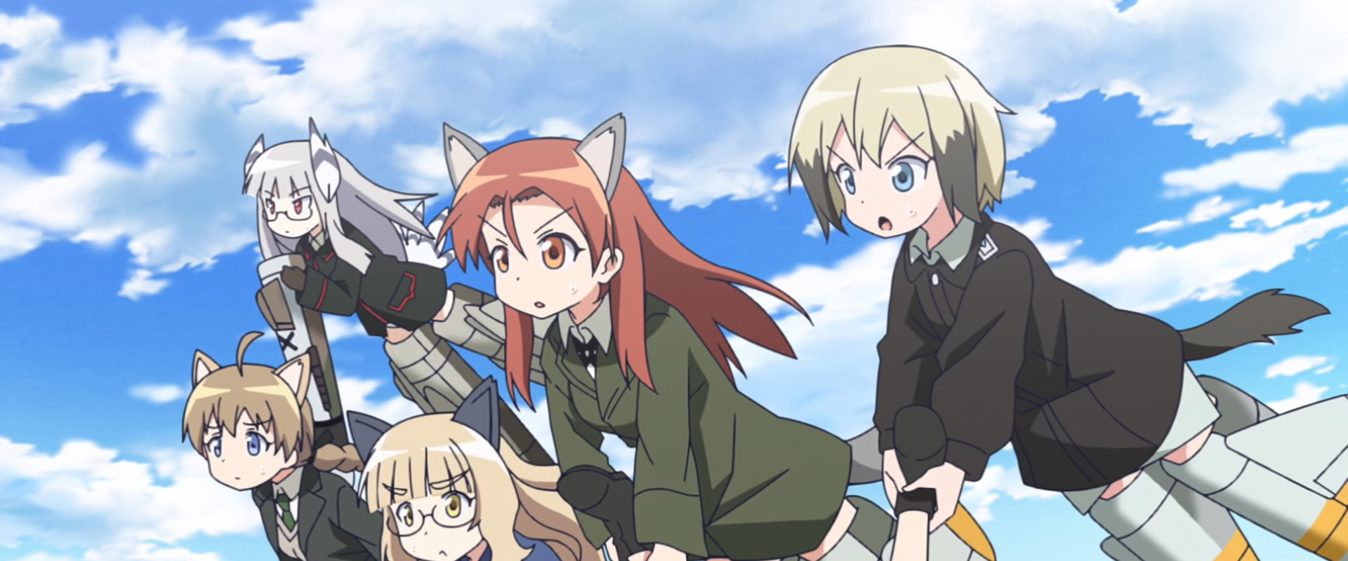 Strike Witches: 501st Joint Fighter Wing Take Off! The Movie backdrop