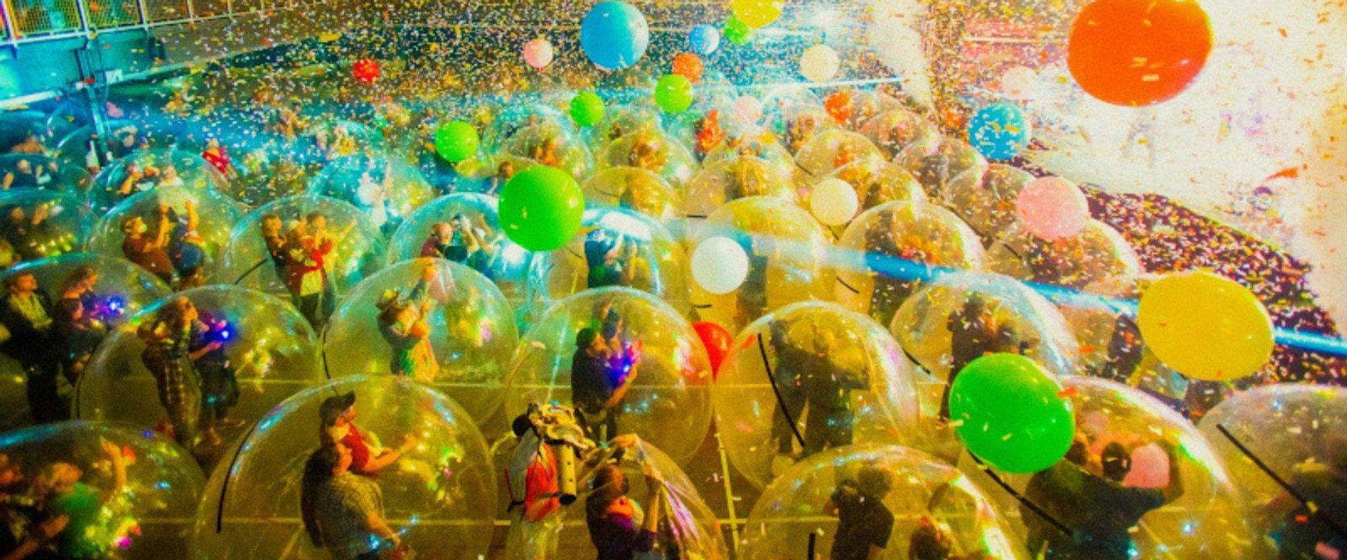 The Flaming Lips Space Bubble Film backdrop