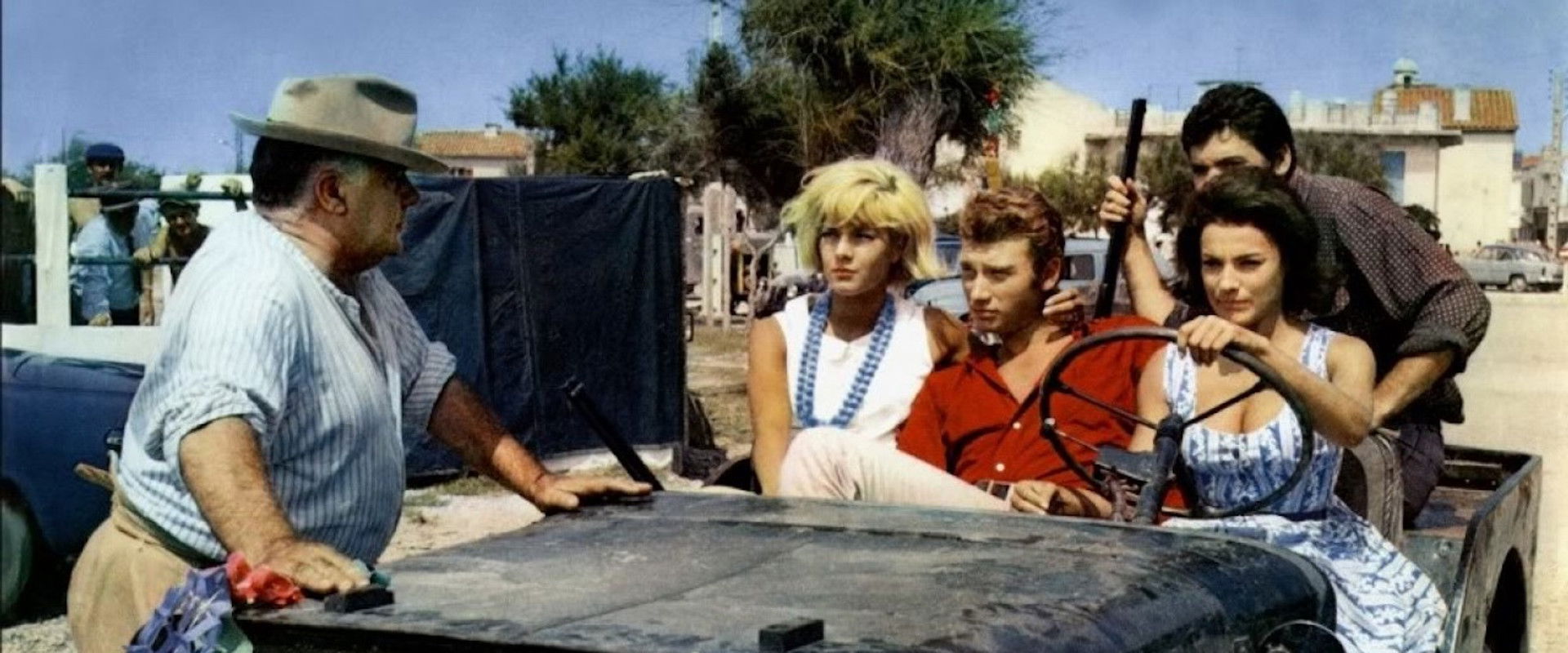 Where Are You From, Johnny? backdrop