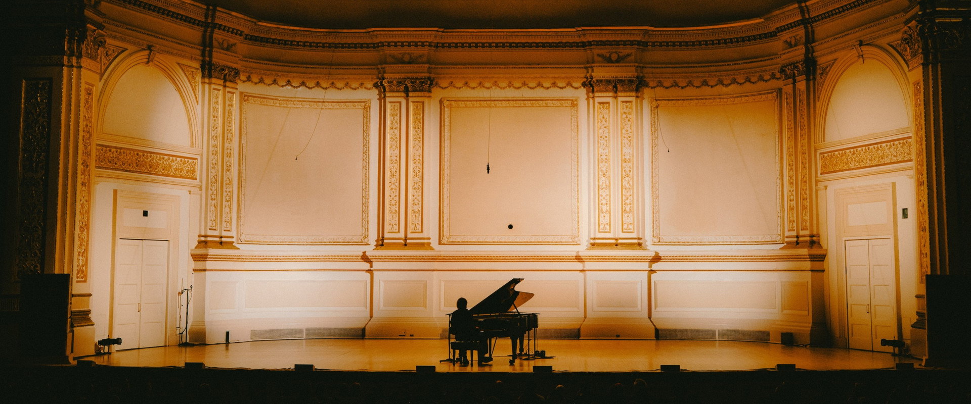 Cameron Winter at Carnegie Hall backdrop