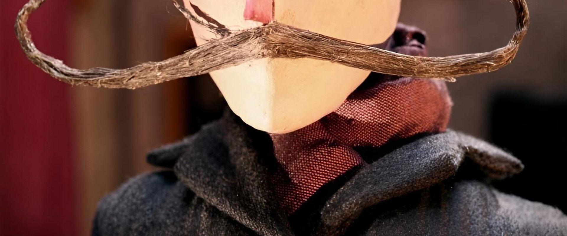 The Moustache backdrop