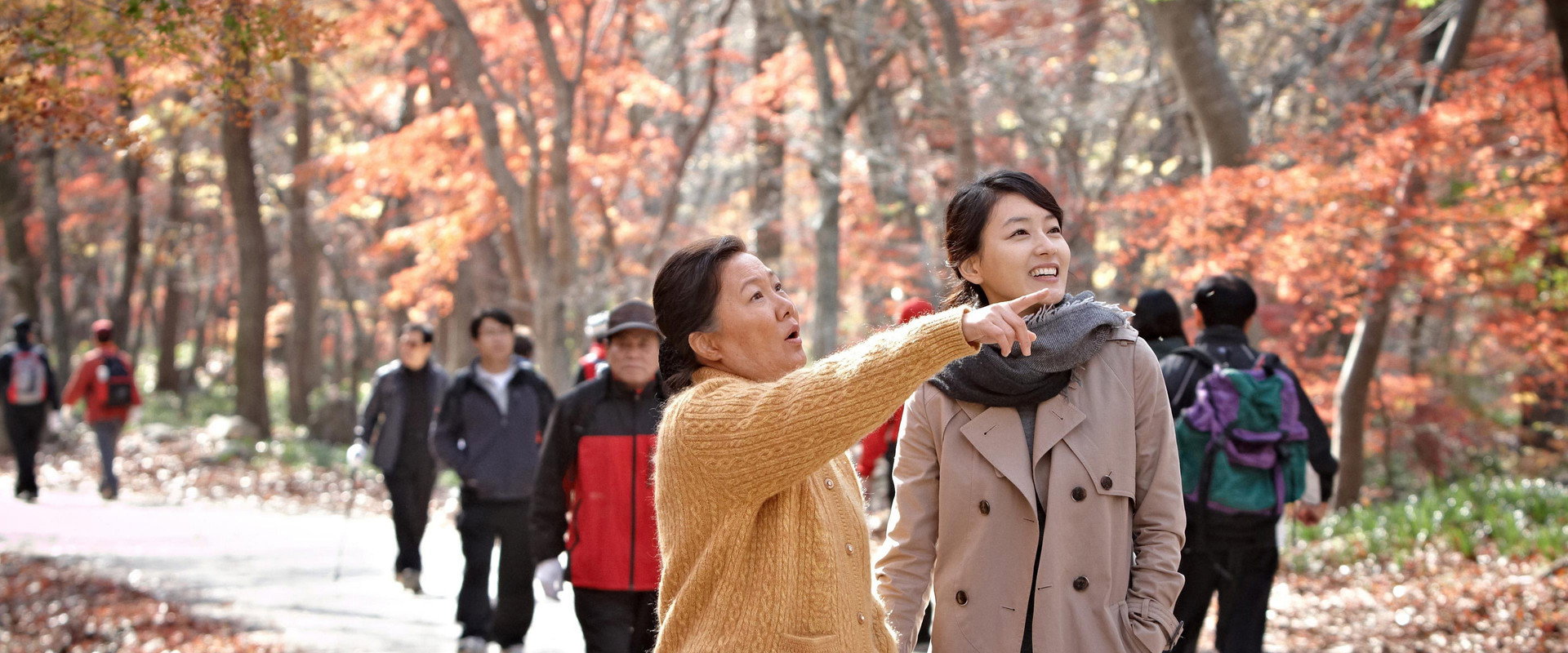 A Long Visit backdrop