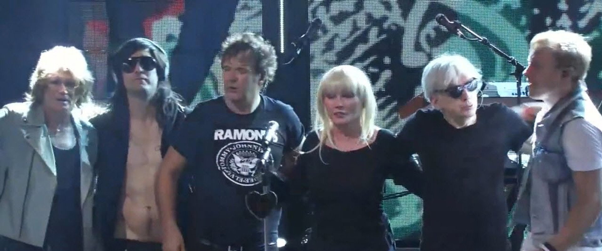 Blondie - iTunes Festival backdrop