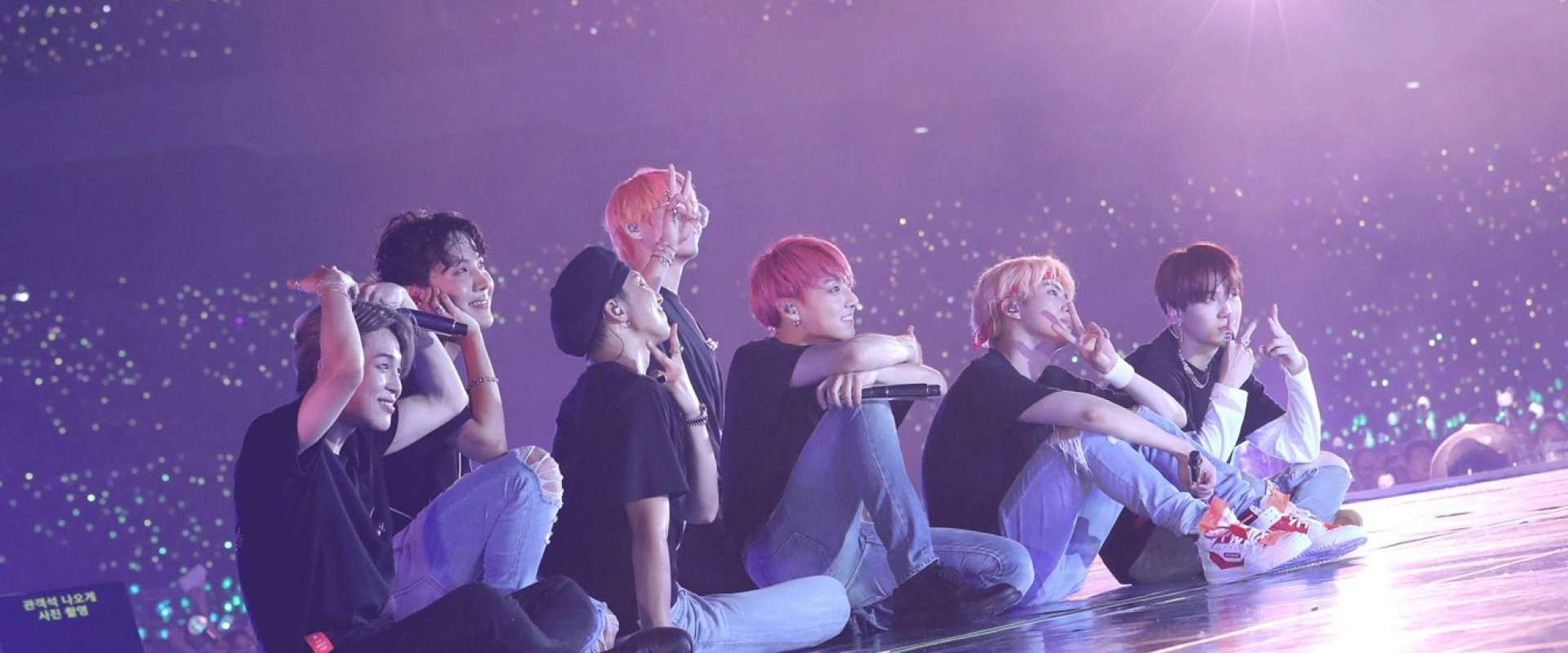 BTS World Tour: Love Yourself in Seoul backdrop