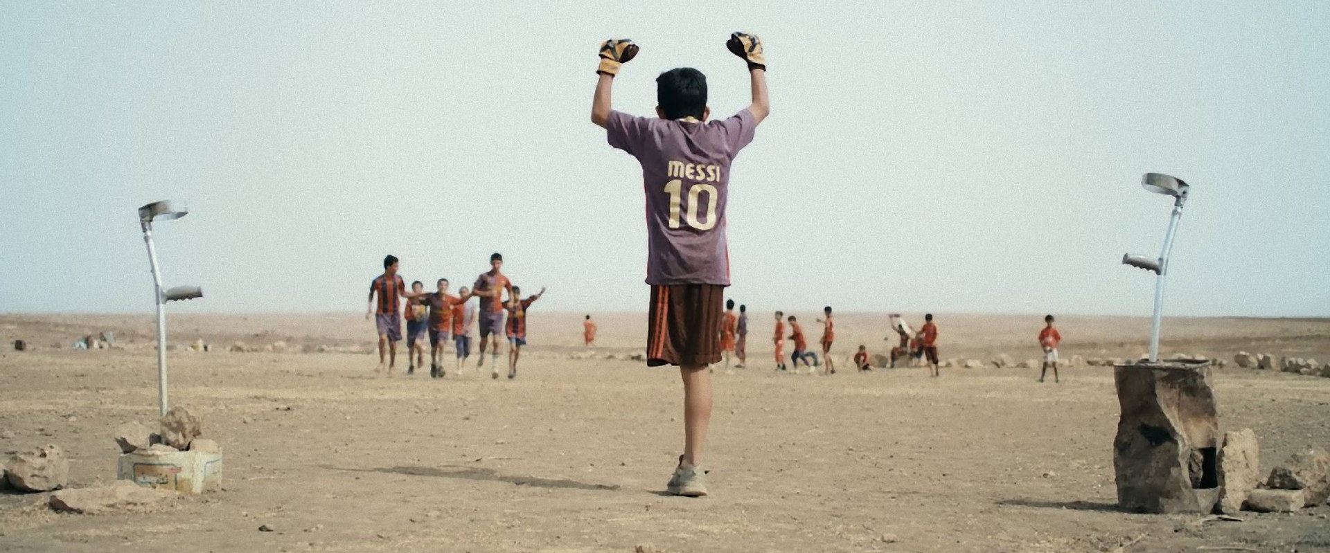 Baghdad Messi backdrop
