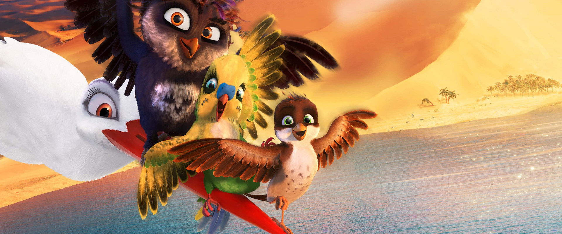 A Stork's Journey backdrop