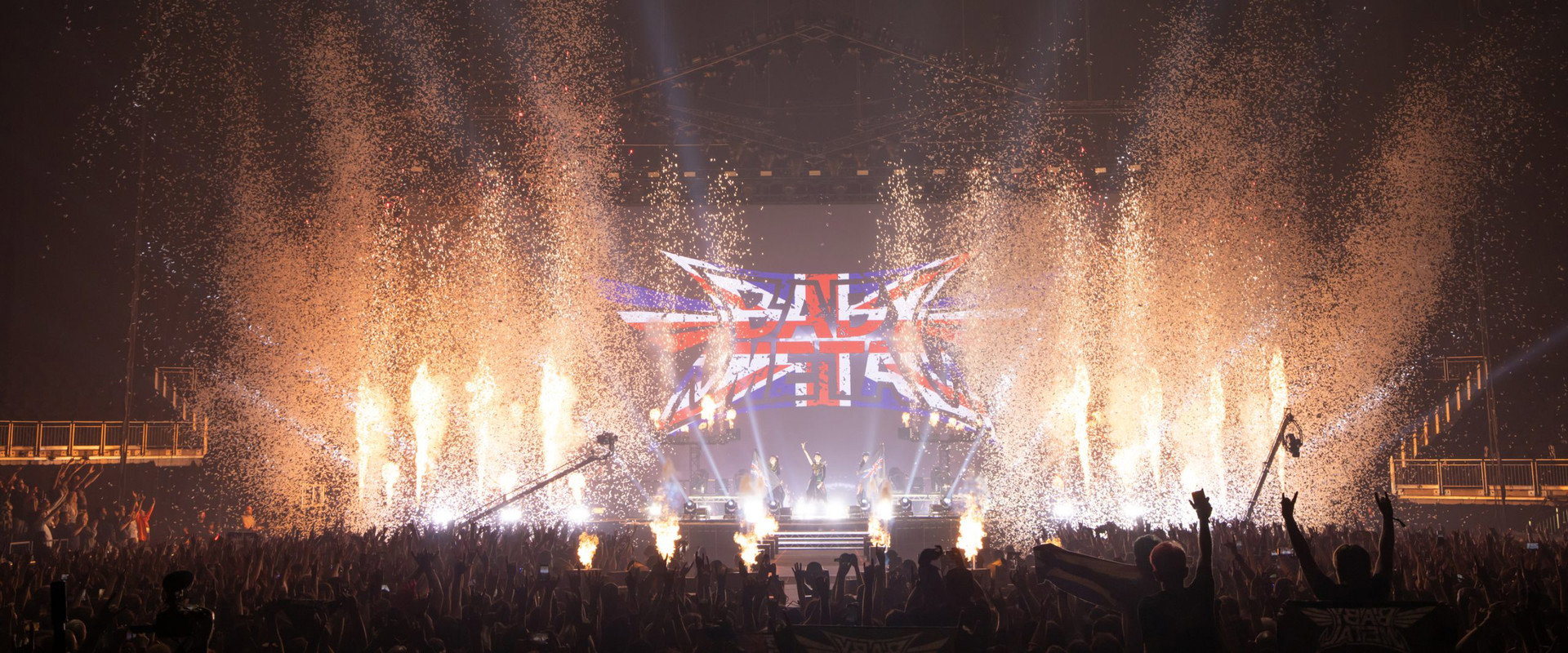BABYMETAL - Live at The O2 London backdrop