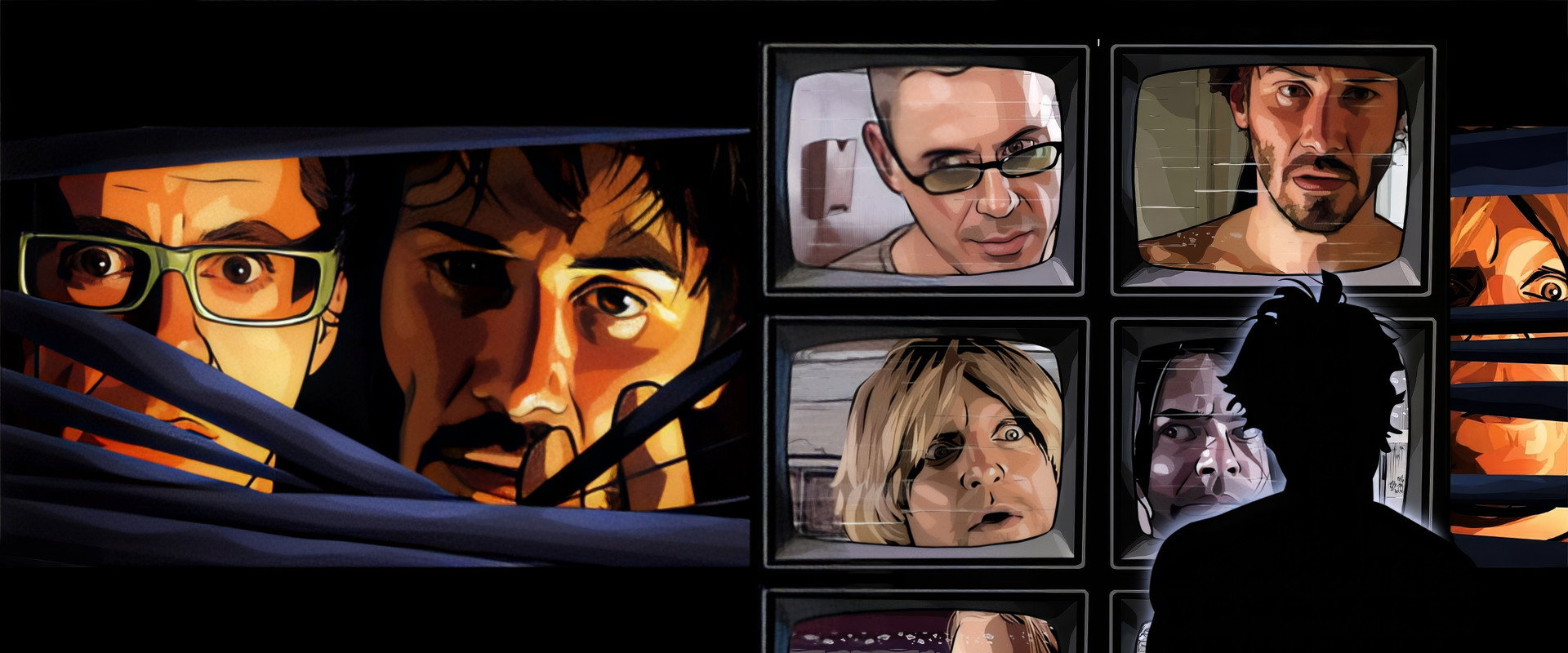 A Scanner Darkly backdrop