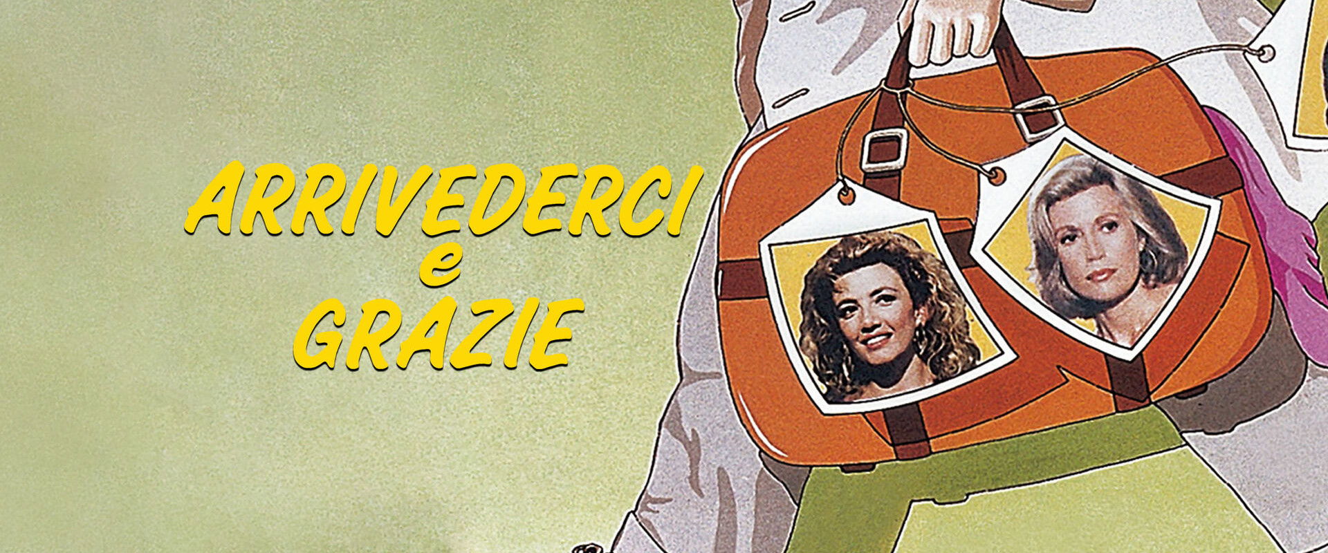 Arrivederci e grazie backdrop