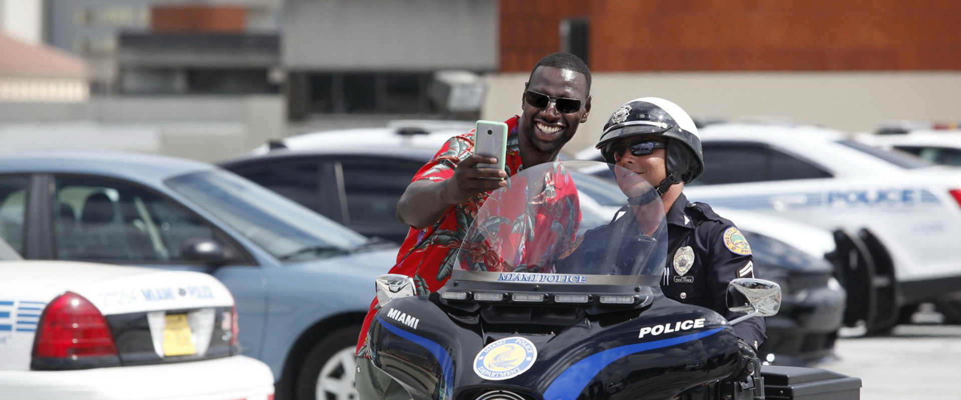 Belleville Cop backdrop