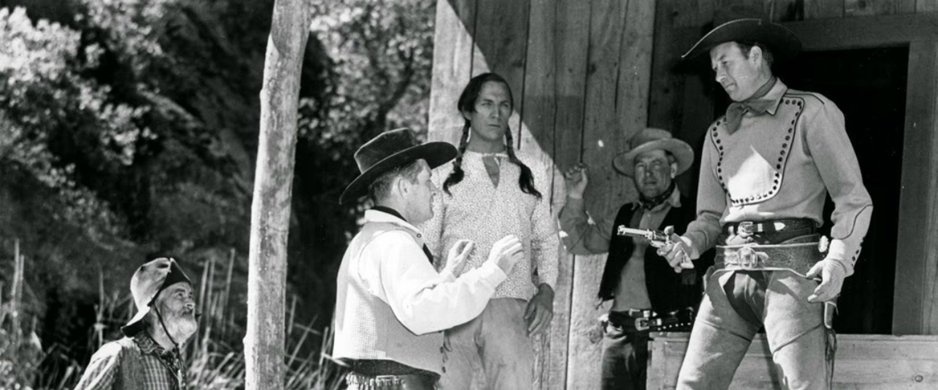 Wagon Tracks West backdrop