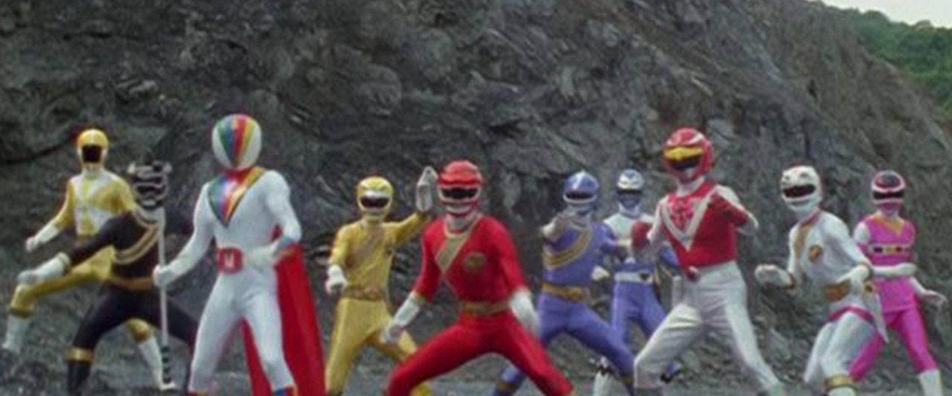 Hyakujuu Sentai Gaoranger VS Super Sentai backdrop