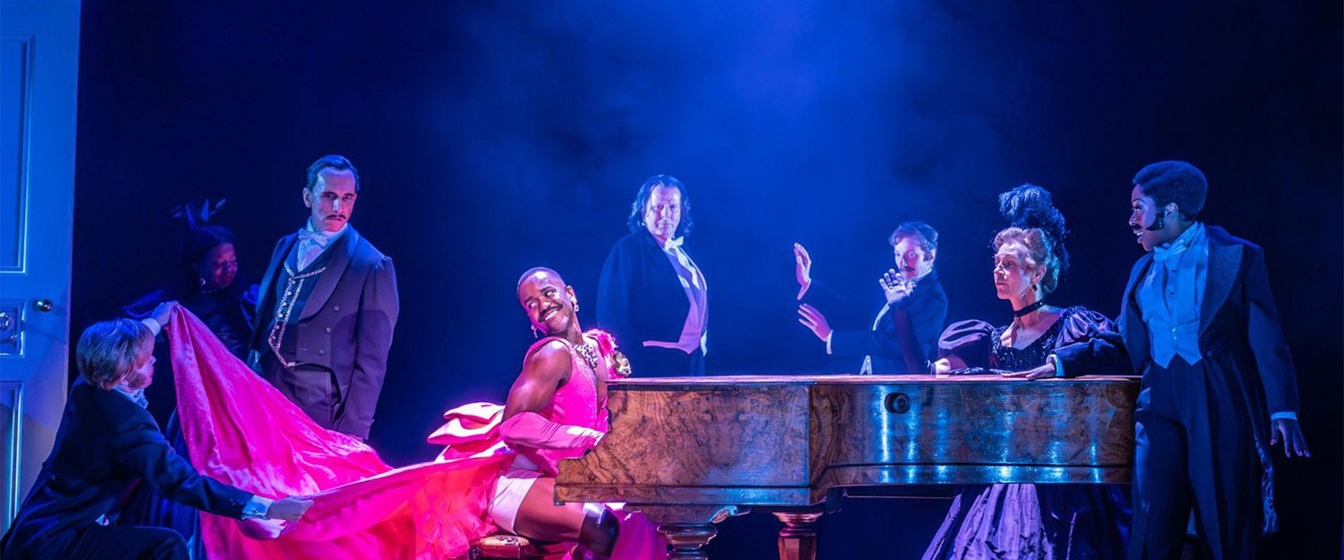 National Theatre Live: The Importance of Being Earnest backdrop